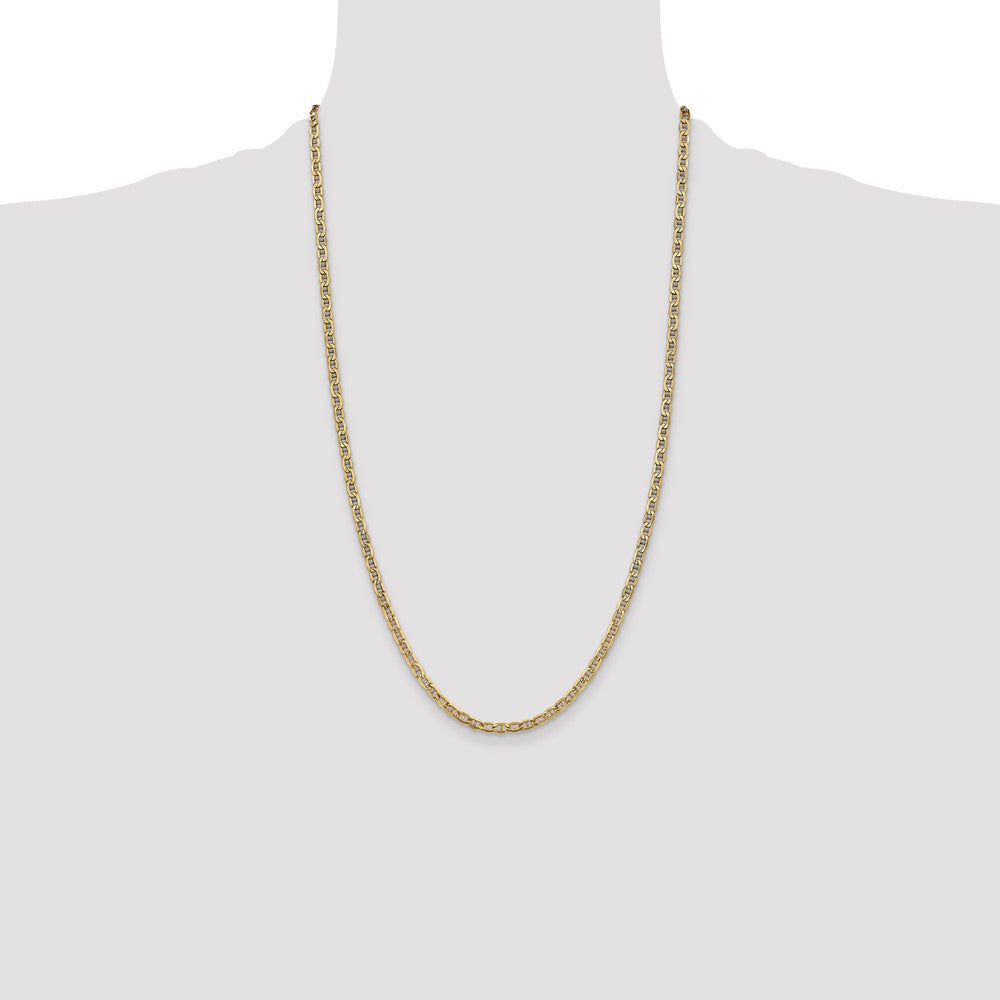 Semi-Solid Anchor with Lobster Clasp Chain - WBC