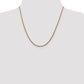 Semi-Solid Curb with Lobster Clasp Chain - WBC
