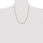 Semi-Solid Curb with Lobster Clasp Chain - WBC