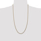 Semi-Solid Curb with Lobster Clasp Chain - WBC