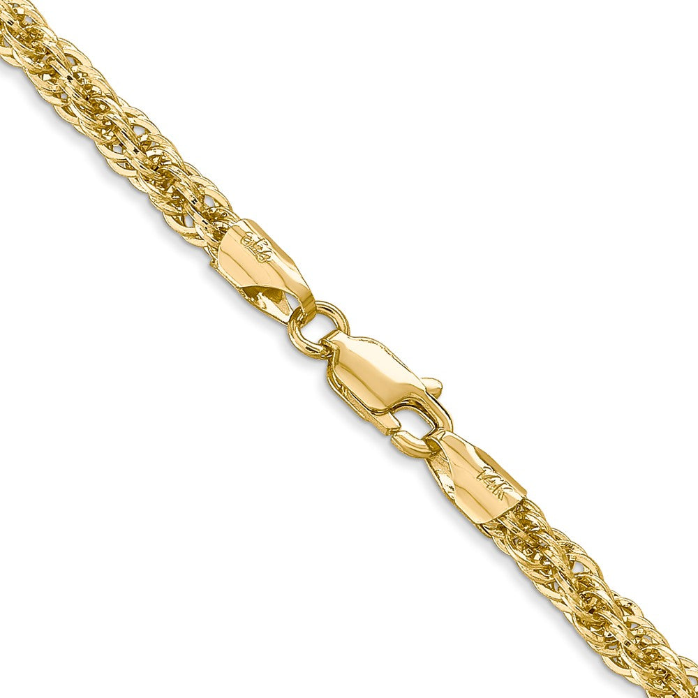 Diamond-cut Semi Solid with Lobster Clasp Chain - WBC