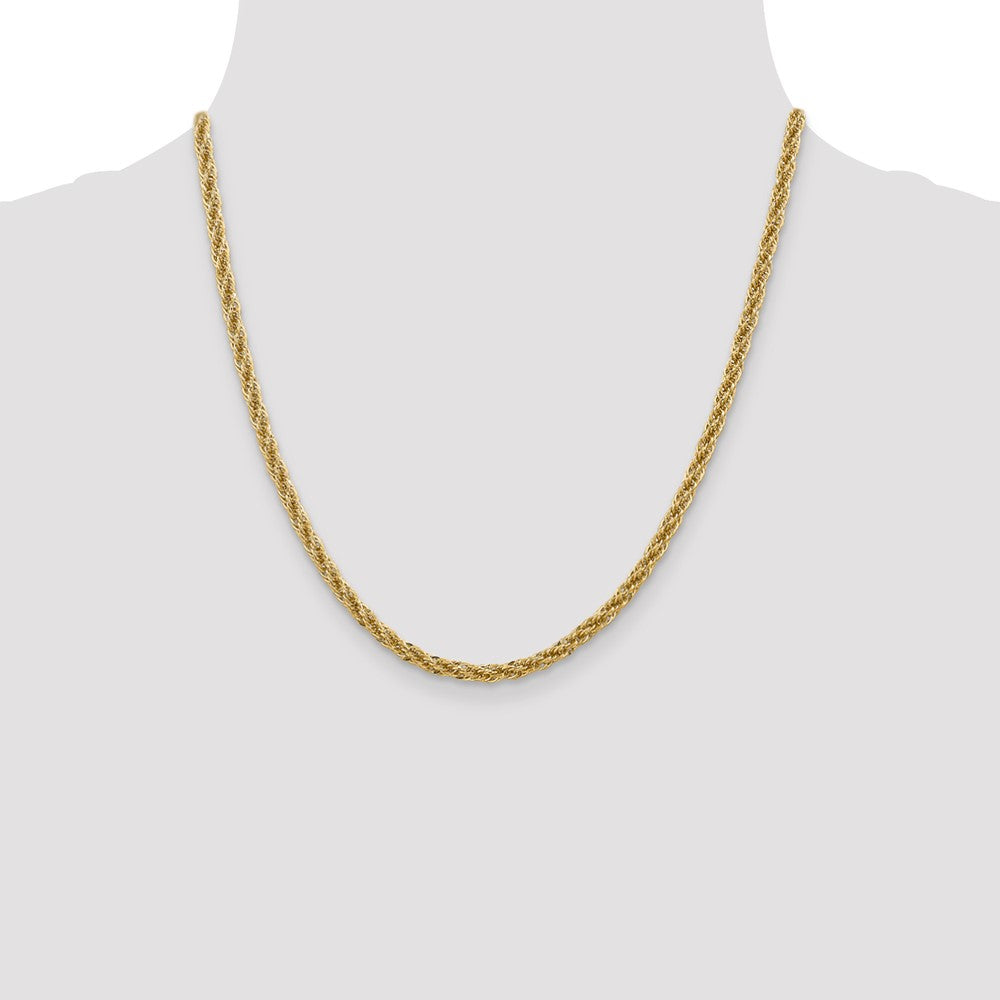 Diamond-cut Semi Solid with Lobster Clasp Chain - WBC
