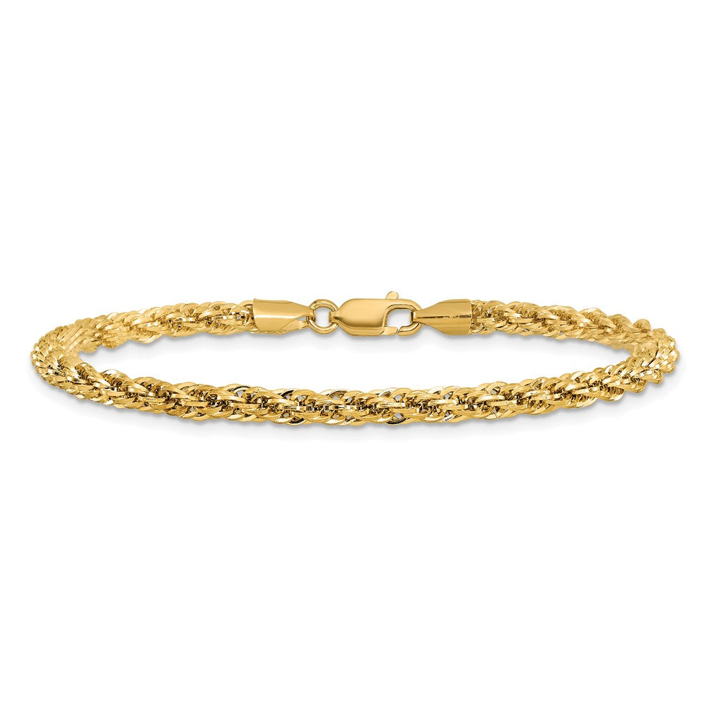 Diamond-cut Semi Solid with Lobster Clasp Chain - WBC