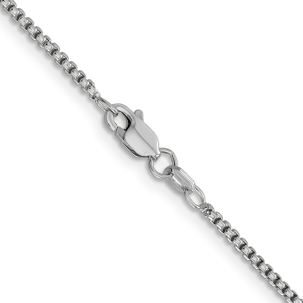 Semi-Solid Round Box with Lobster Clasp Chain - WBC