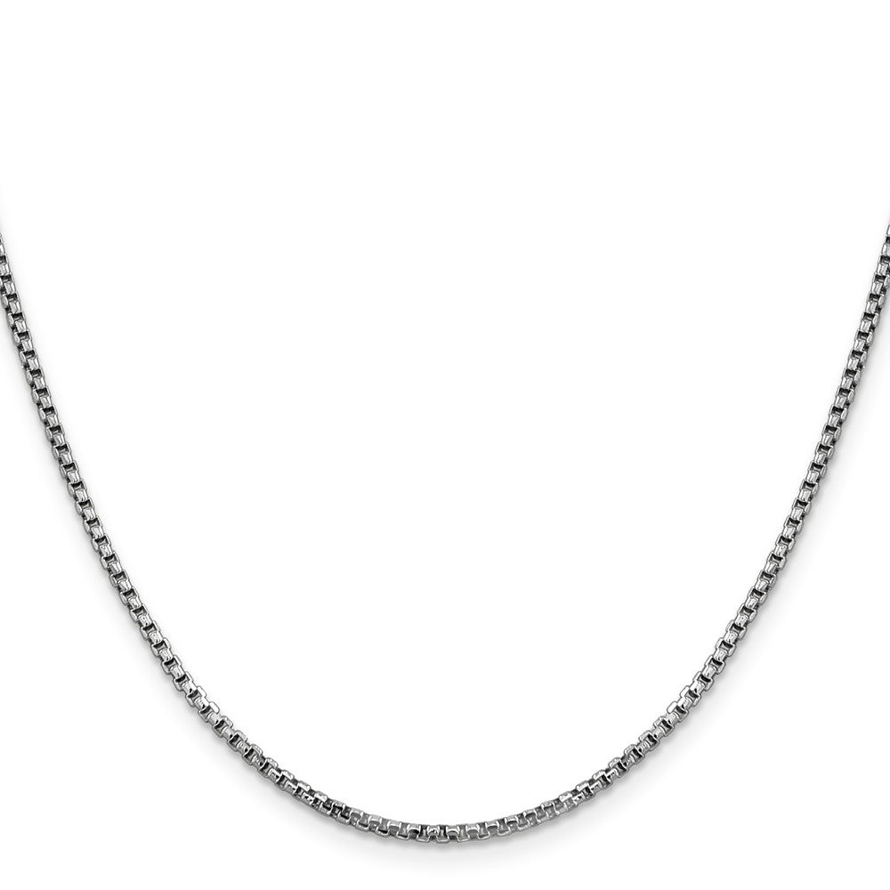 Semi-Solid Round Box with Lobster Clasp Chain - WBC