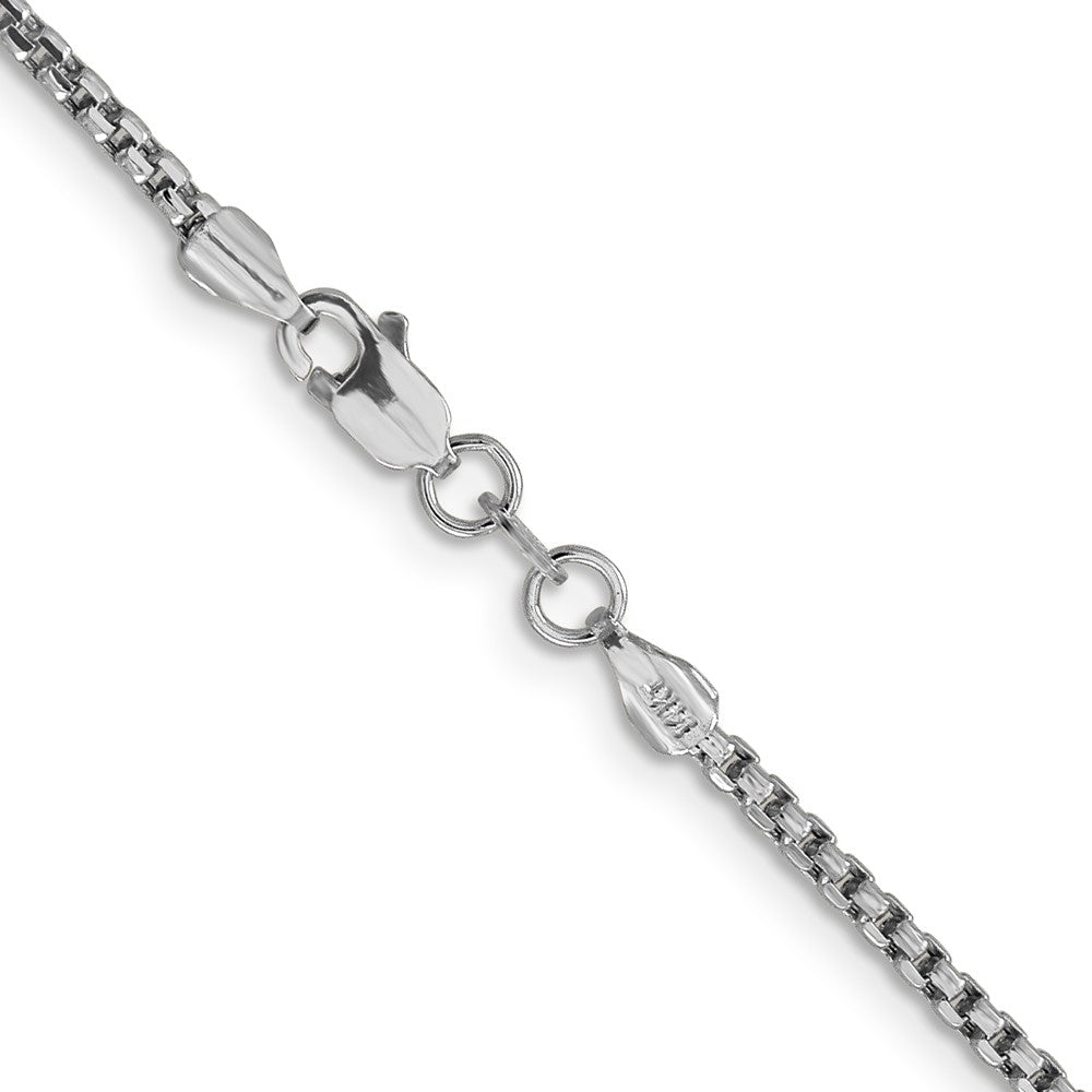 Semi-Solid Round Box with Lobster Clasp Chain - WBC