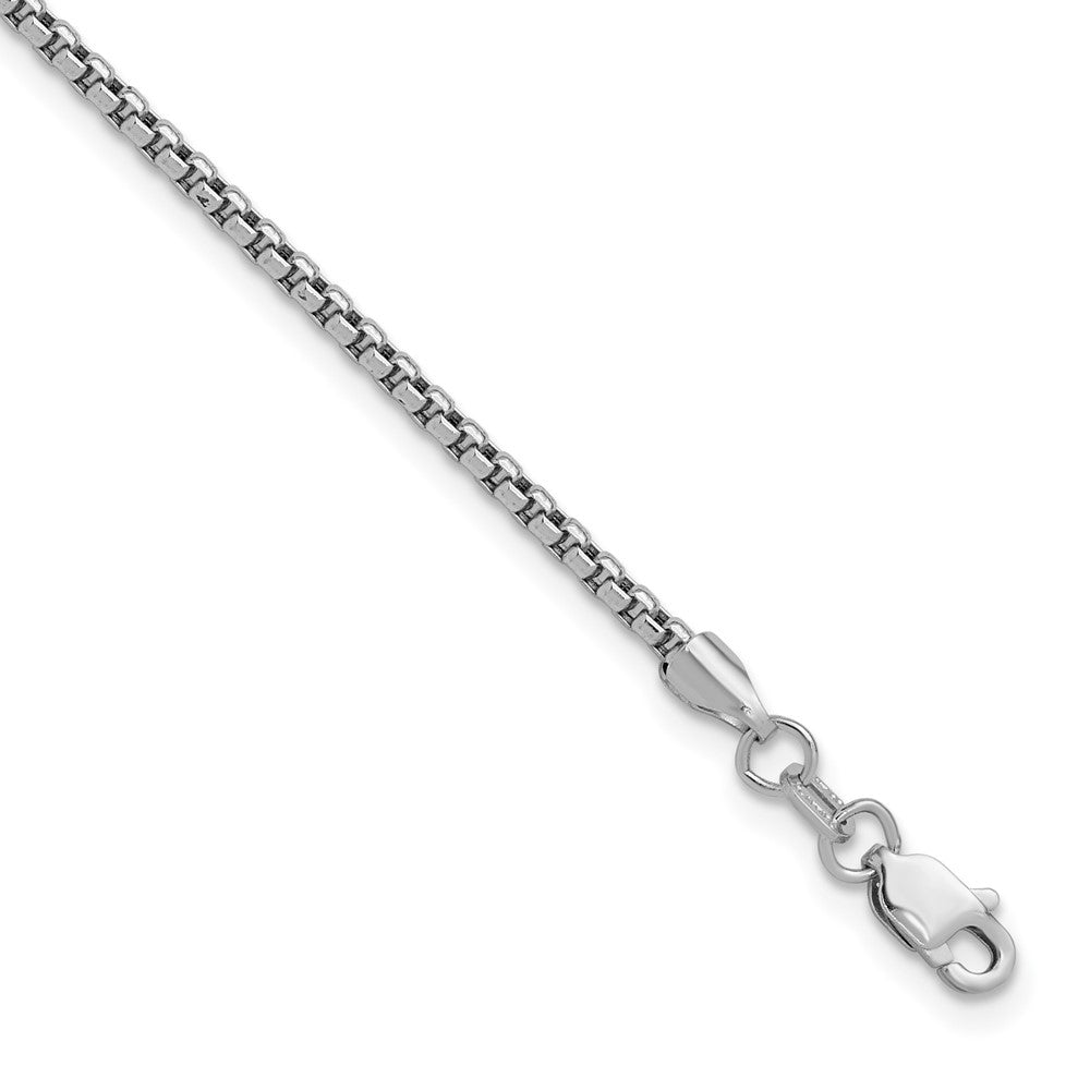 Semi-Solid Round Box with Lobster Clasp Bracelet - WBC