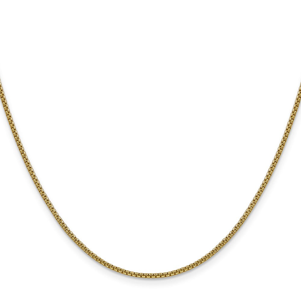 Semi-Solid Round Box with Lobster Clasp Chain - WBC