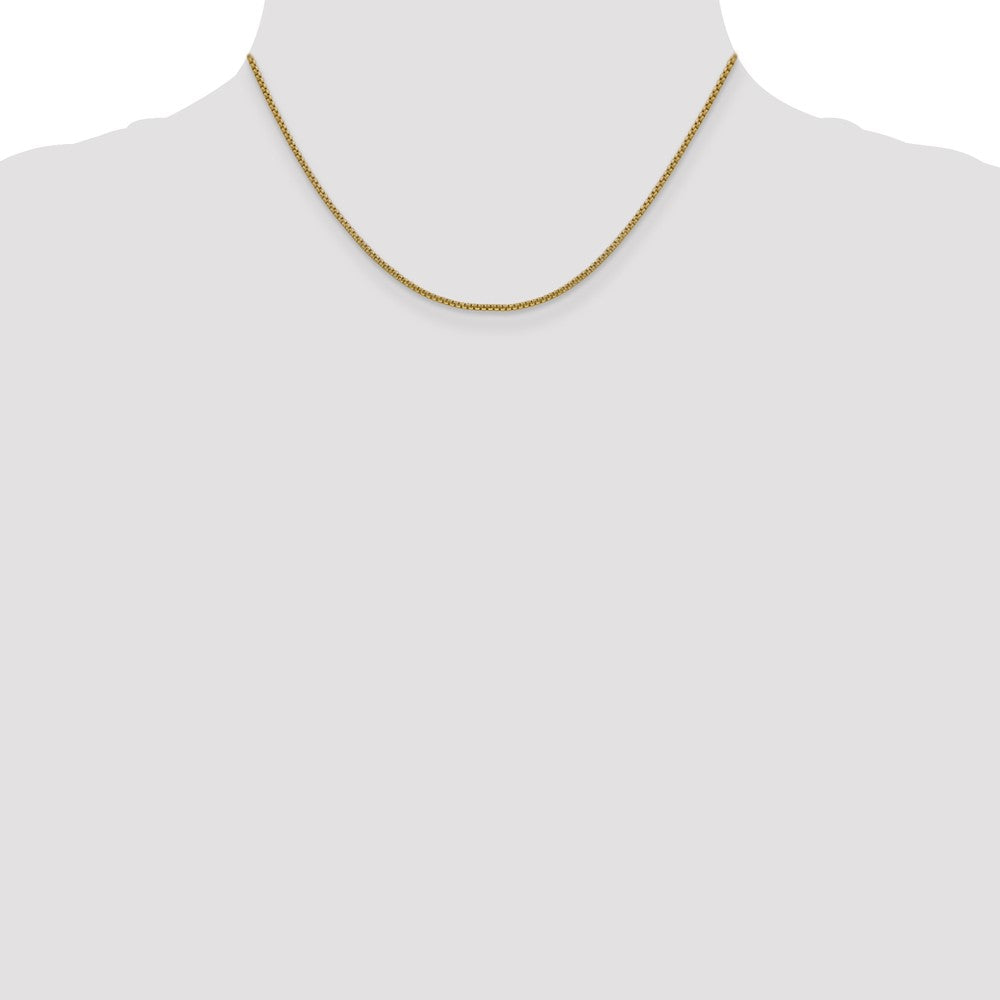 Semi-Solid Round Box with Lobster Clasp Chain - WBC