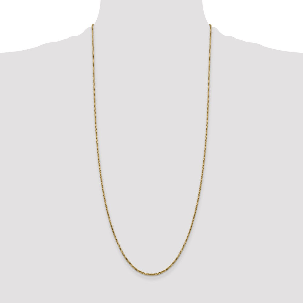 Semi-Solid Round Box with Lobster Clasp Chain - WBC
