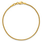 Semi-Solid Round Box with Lobster Clasp Bracelet - WBC