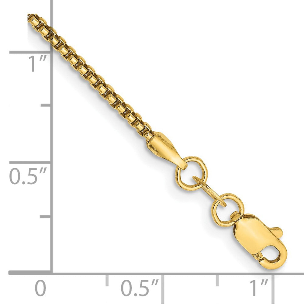 Semi-Solid Round Box with Lobster Clasp Bracelet - WBC