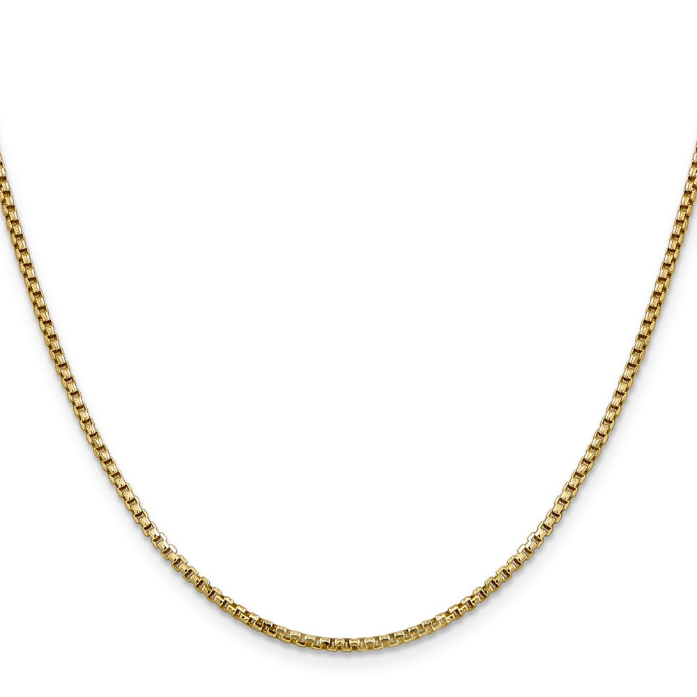 Semi-Solid Round Box with Lobster Clasp Chain - WBC