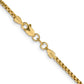 Semi-Solid Round Box with Lobster Clasp Chain - WBC