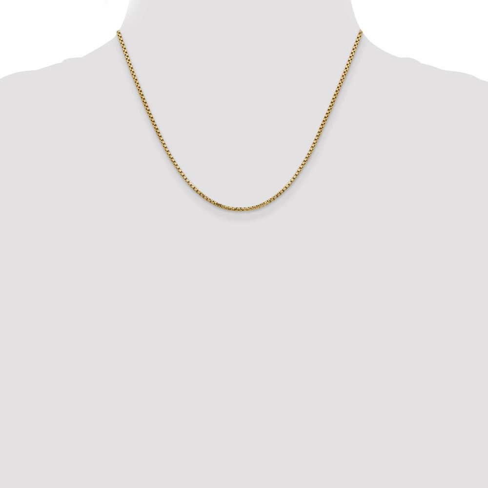 Semi-Solid Round Box with Lobster Clasp Chain - WBC