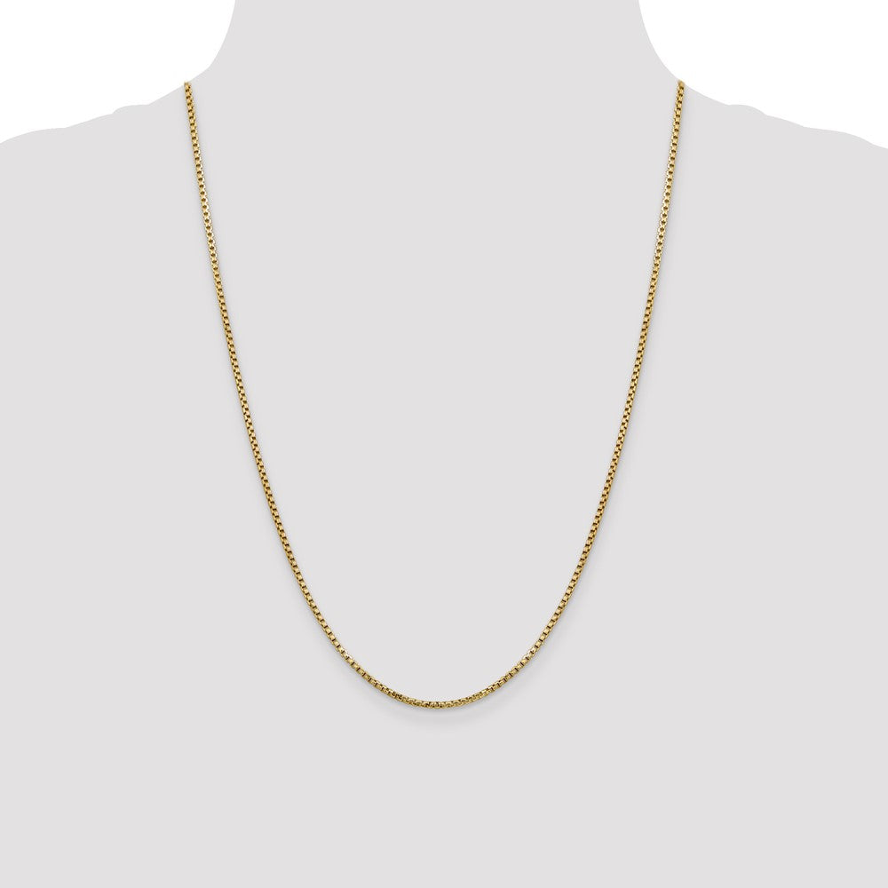 Semi-Solid Round Box with Lobster Clasp Chain - WBC