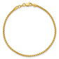Semi-Solid Round Box with Lobster Clasp Bracelet - WBC