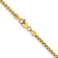 Semi-Solid Round Box with Lobster Clasp Chain - WBC