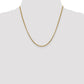 Semi-Solid Round Box with Lobster Clasp Chain - WBC