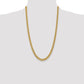 Semi-Solid Miami Cuban with Lobster Clasp Chain - WBC