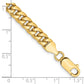 Semi-Solid Miami Cuban with Lobster Clasp Bracelet - WBC