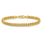 Semi-Solid Miami Cuban with Lobster Clasp Bracelet - WBC
