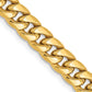 Semi-Solid Miami Cuban with Lobster Clasp Chain - WBC