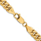 Semi-Solid Miami Cuban with Lobster Clasp Chain - WBC