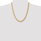 Semi-Solid Miami Cuban with Lobster Clasp Chain - WBC