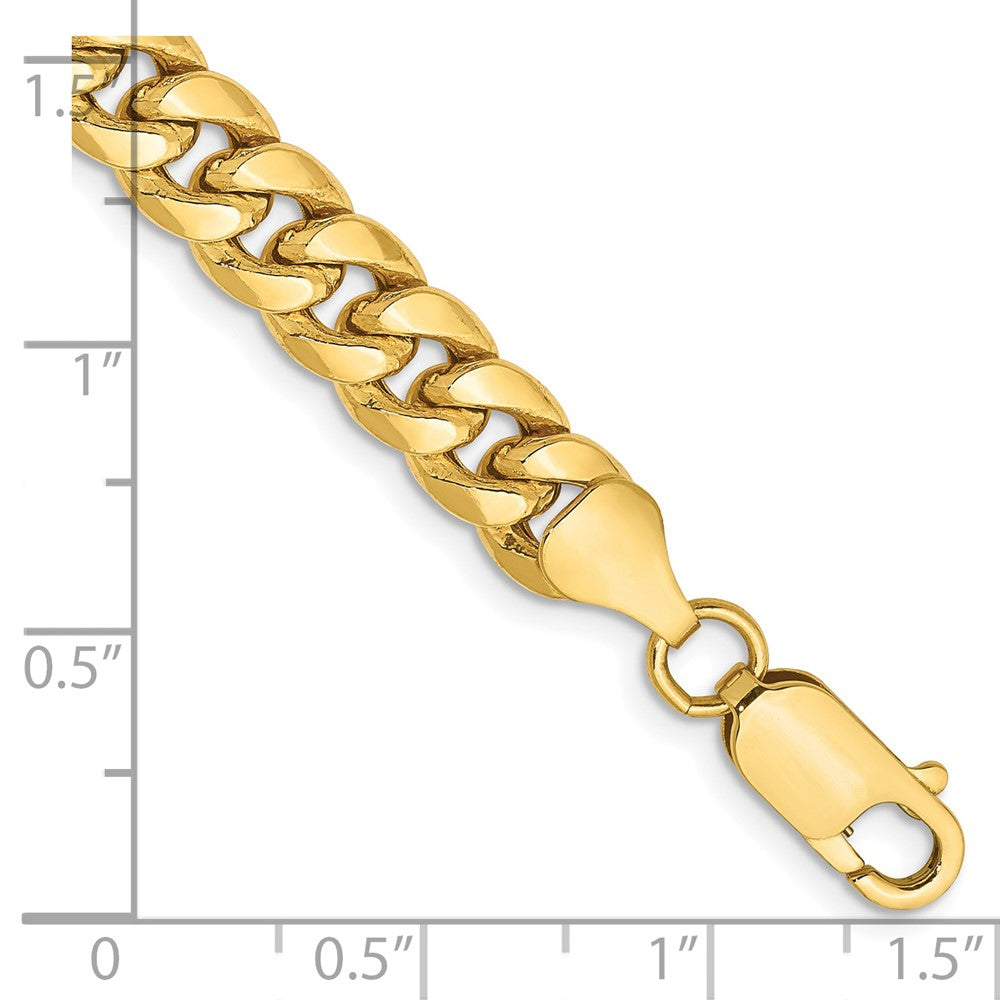 Semi-Solid Miami Cuban with Lobster Clasp Chain - WBC