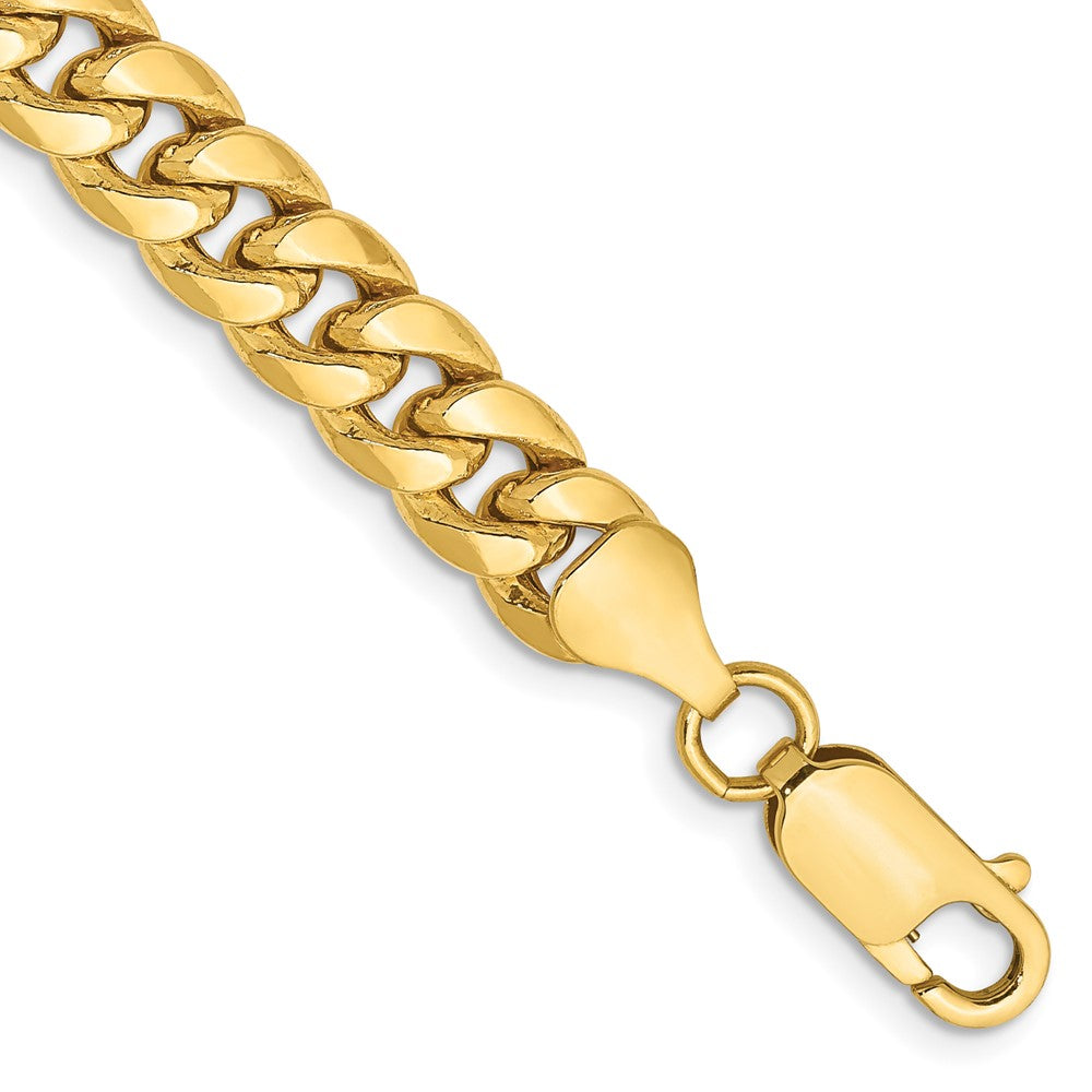 Semi-Solid Miami Cuban with Lobster Clasp Chain - WBC