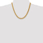 Semi-Solid Miami Cuban with Lobster Clasp Chain - WBC