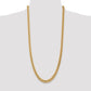 Semi-Solid Miami Cuban with Lobster Clasp Chain - WBC