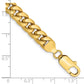 Semi-Solid Miami Cuban with Lobster Clasp Bracelet - WBC