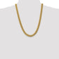 Semi-Solid Miami Cuban with Lobster Clasp Chain - WBC
