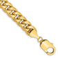 Semi-Solid Miami Cuban with Lobster Clasp Bracelet - WBC