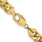 Semi-Solid Miami Cuban with Lobster Clasp Chain - WBC