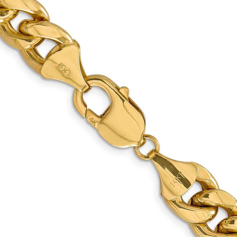 Semi-Solid Miami Cuban with Lobster Clasp Chain - WBC