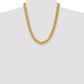Semi-Solid Miami Cuban with Lobster Clasp Chain - WBC