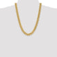 Semi-Solid Miami Cuban with Lobster Clasp Chain - WBC