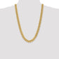 Semi-Solid Miami Cuban with Lobster Clasp Chain - WBC