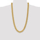 Semi-Solid Miami Cuban with Lobster Clasp Chain - WBC