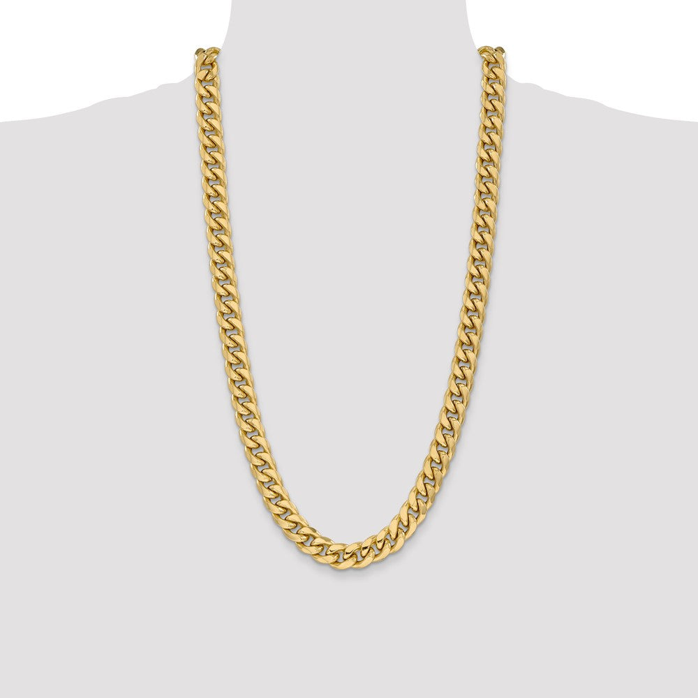 Semi-Solid Miami Cuban with Lobster Clasp Chain - WBC