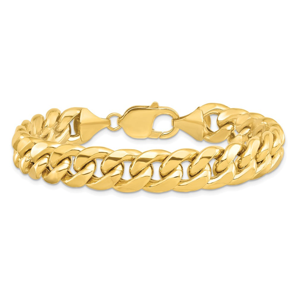 Semi-Solid Miami Cuban with Lobster Clasp Chain - WBC