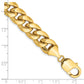 Semi-Solid Miami Cuban with Lobster Clasp Bracelet - WBC