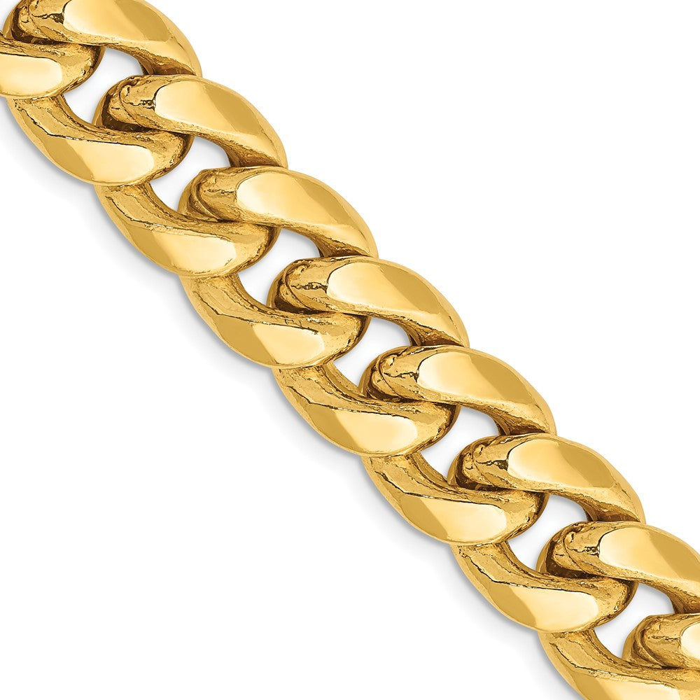 Semi-Solid Miami Cuban with Lobster Clasp Chain - WBC