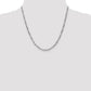 Semi-Solid Figaro with Lobster Clasp Chain - WBC