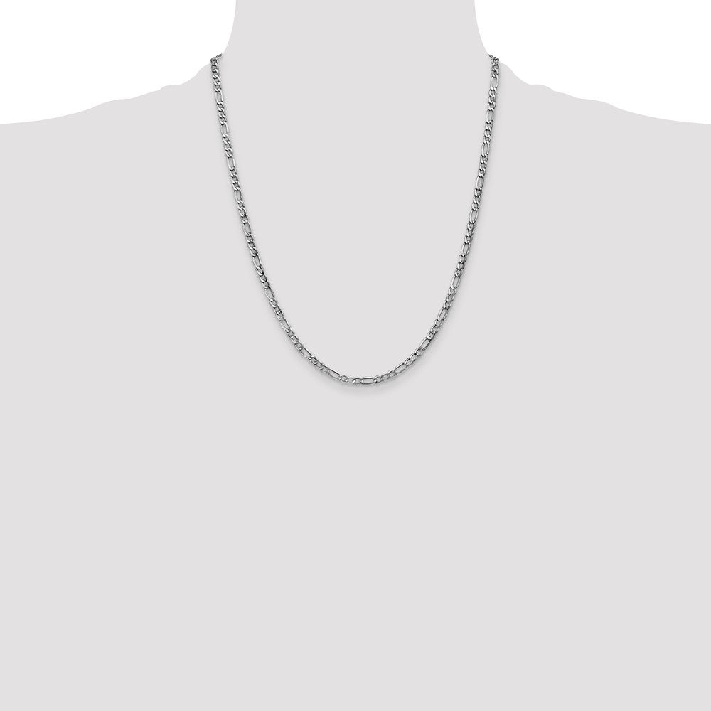 Semi-Solid Figaro with Lobster Clasp Chain - WBC
