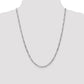 Semi-Solid Figaro with Lobster Clasp Chain - WBC