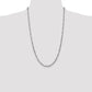 Semi-Solid Figaro with Lobster Clasp Chain - WBC